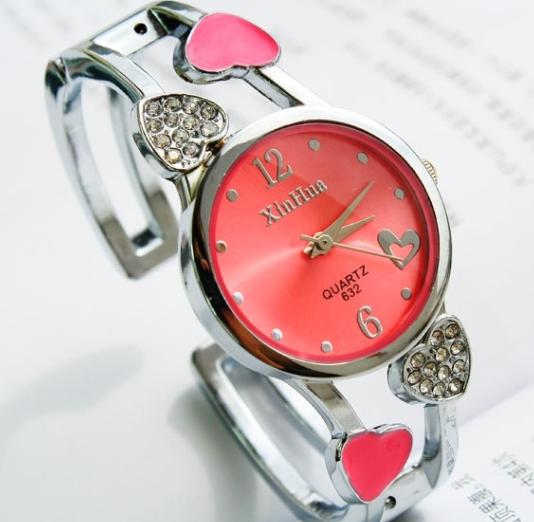 Plaid Ladies Quartz Watch For Women Dress Watches Rectangle Silver